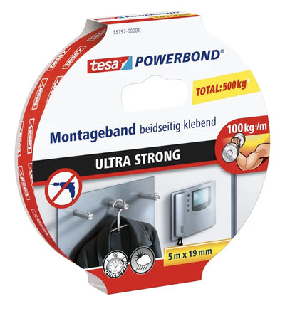Cinta de doble cara tesa Powerbond Ultra Fuerte