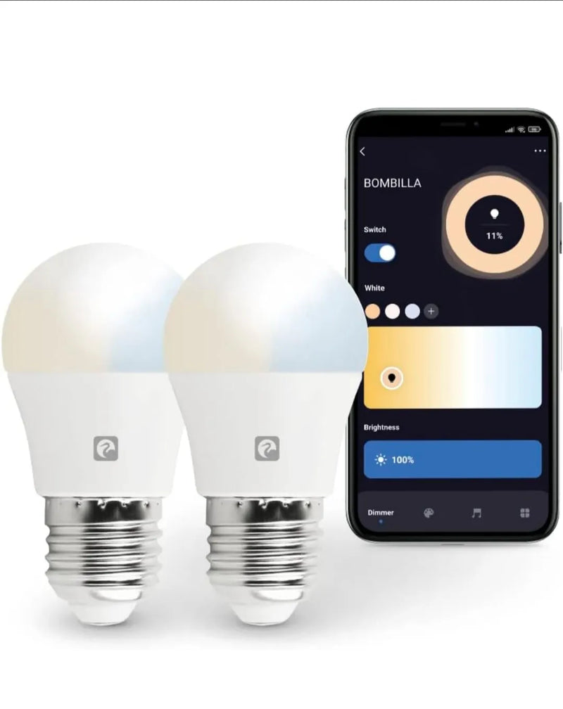 Pack 2 Bombilla LED Inteligente Wifi Garza Smart