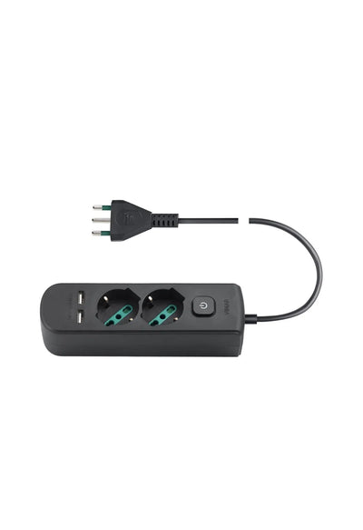 Enchufe múltiple con Interruptor y Cable Vimar