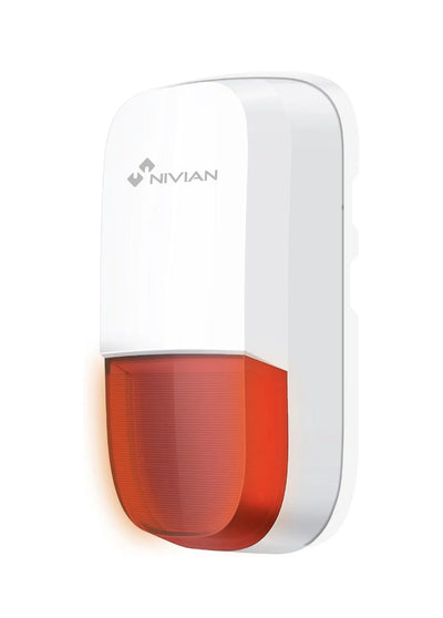 Sirena inalámbrica compatible con sistema de alarma Nivian