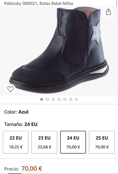 Botas Bebé-Niñas talla 24