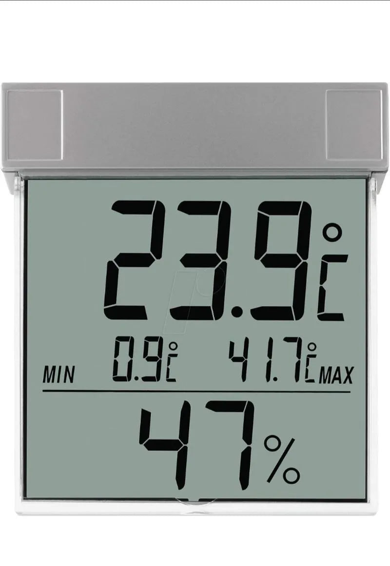 Termohigrómetro digital de ventana