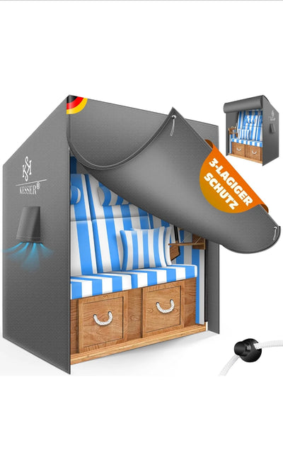 Funda protectora premium para sillón de playa 135cm Kesser