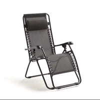 Tumbona con reposabrazos plegable