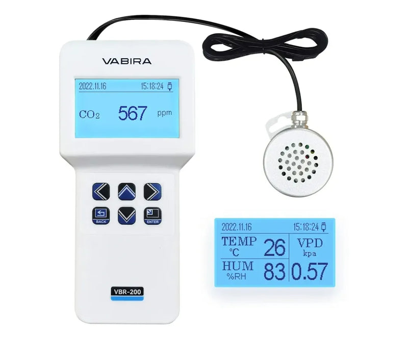 Medidor de CO2 Vabira