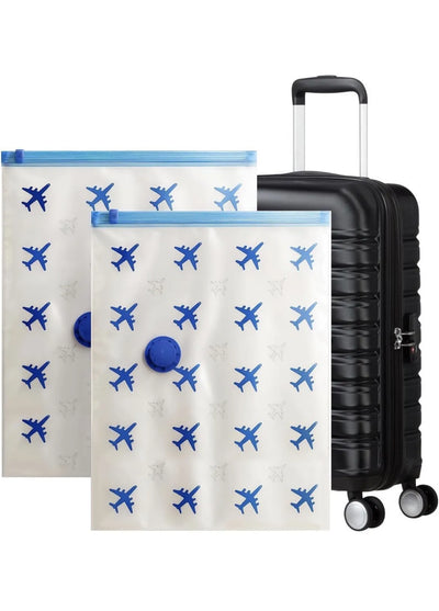 Set 2 Bolsas de Vacío para Ropa Viaje 40x60 cm Lavatelli