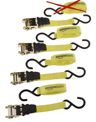 Correas de Sujeción con Trinquete Amazon Basics