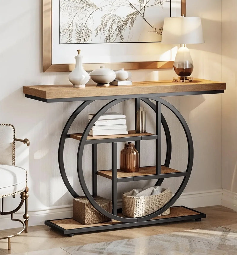 Mesa consola de diseño industrial