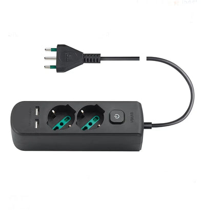 Enchufe múltiple con Interruptor y Cable de 1,5 m