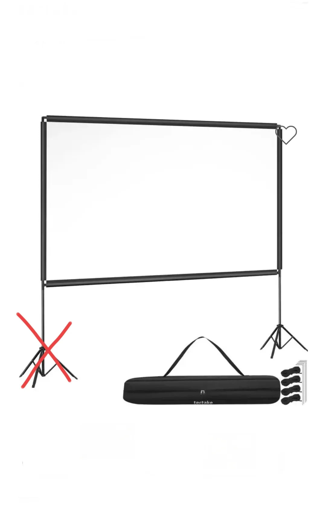 Pantalla para proyector portátil