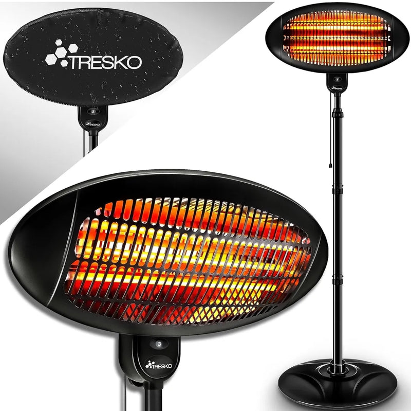 Calefactor por infrarrojos de 3 temperaturas - Tresko