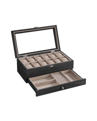 Caja de Relojes con 12 Espacios SONGMICS