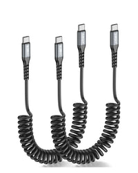 Cable USB C a USB C en espiral SUNGUY