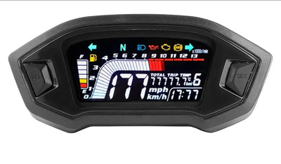 Velocímetro digital Motocicleta LCD