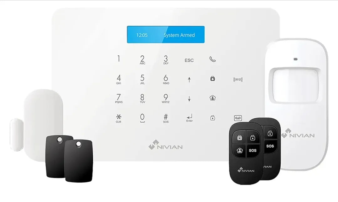Sistema de Alarma antirrobo para hogar Nivian