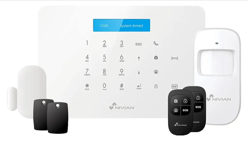 Sistema de Alarma antirrobo para hogar Nivian