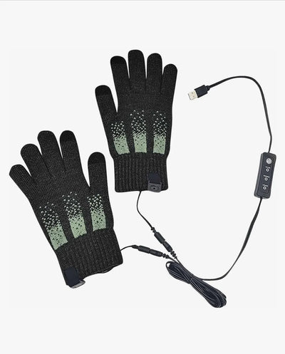 Guantes calefactables por USB