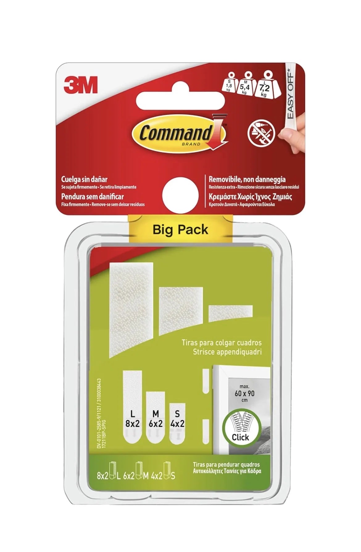 Tiras Adhesivas para Colgar Cuadros Command