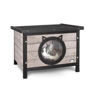 Casa para gatos de madera