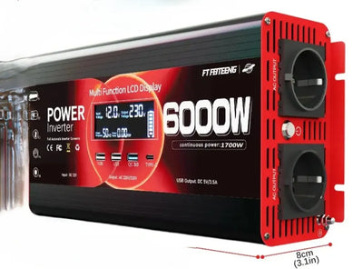 Inversor de 6000w