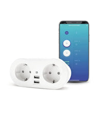 Enchufe wifi doble Garza Smart