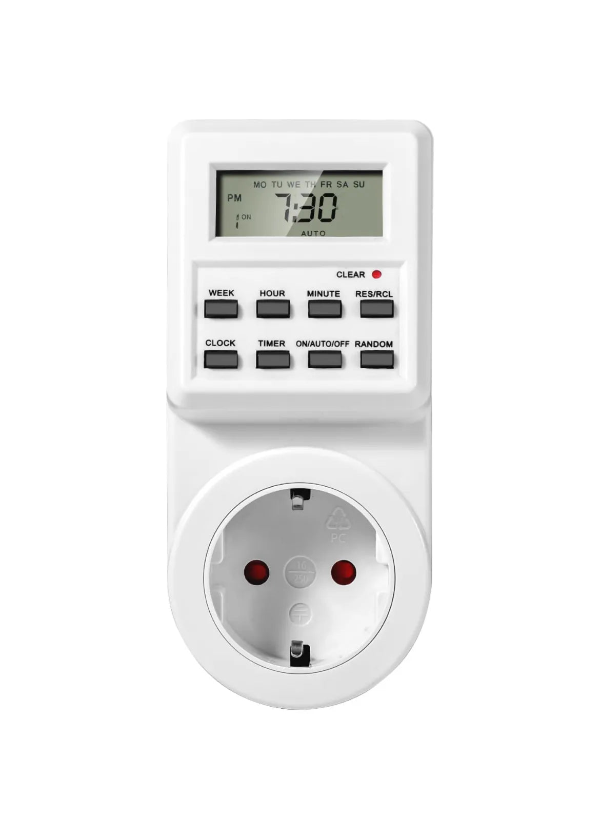 Temporizador Enchufe Digital Programable Vinabo