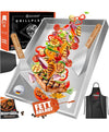 Plancha de asar de acero inoxidable - Kesser