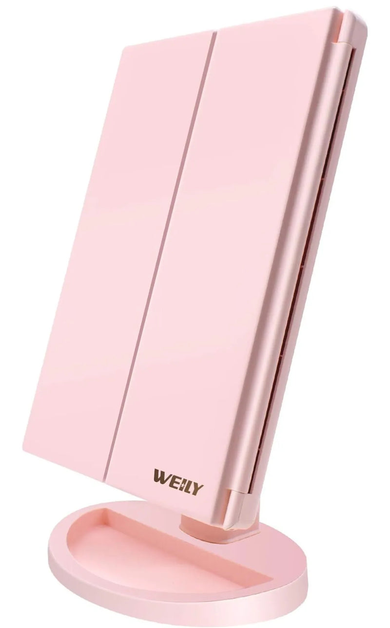 Espejo de maquillaje con luces - weily