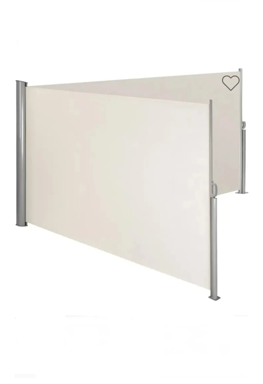 Toldo doble lateral de aluminio 2x6m