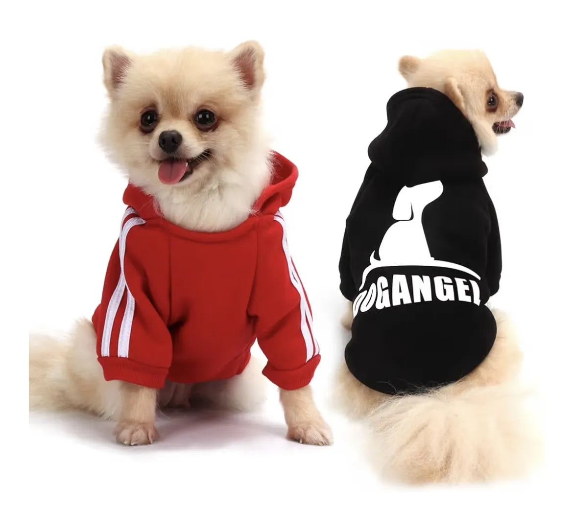 Jersey Perros Sudadera Rojo y Negro QiCheng&LYS