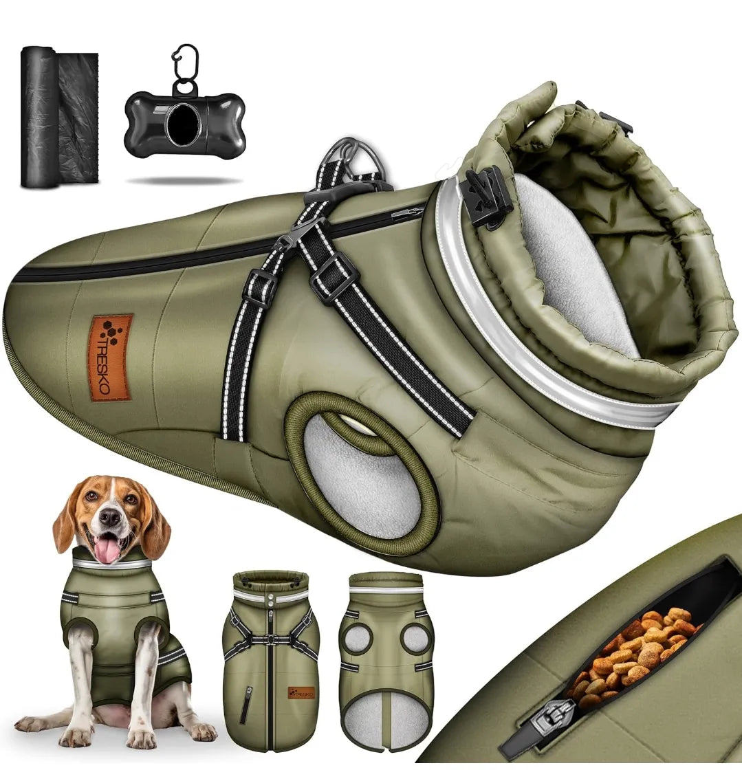 Chaqueta de invierno para perros talla L - Tresko