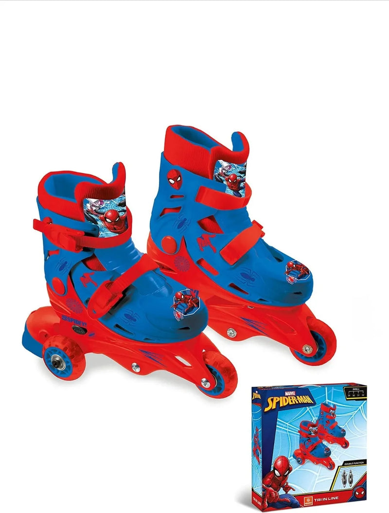 Patines 3 ruedas Spiderman