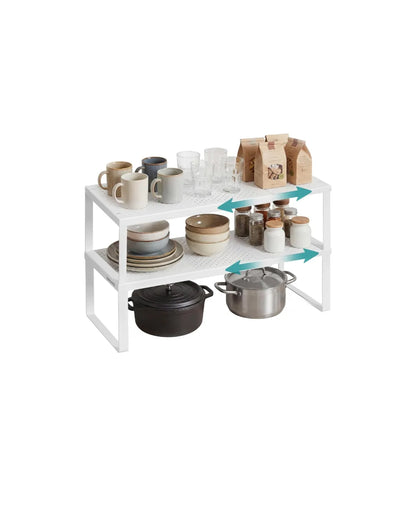 Juego de 2 Especieros, Extensibles, Organizador de Cocina,