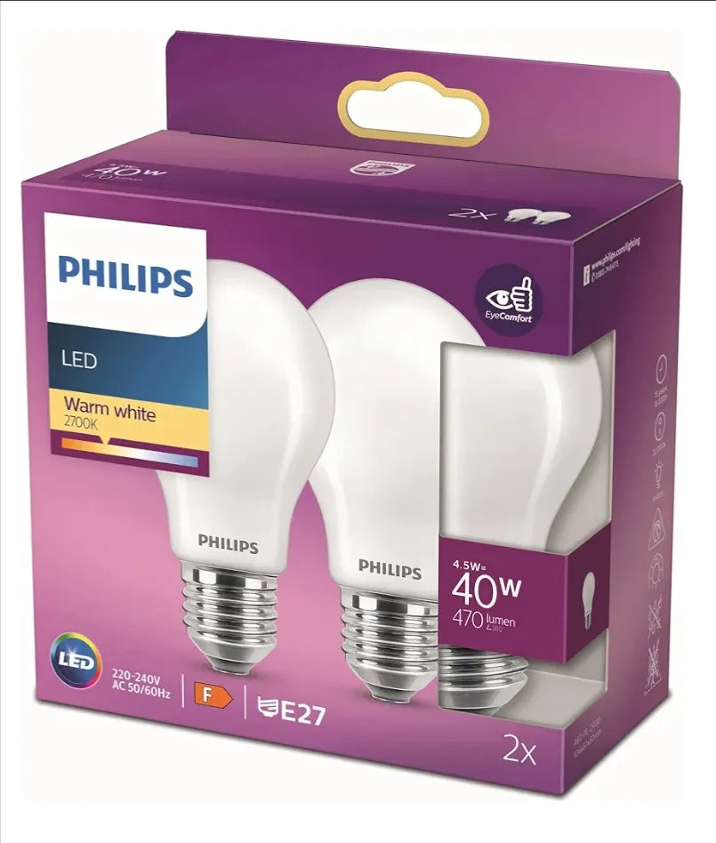 Bombilla LED Cristal 40W Philips