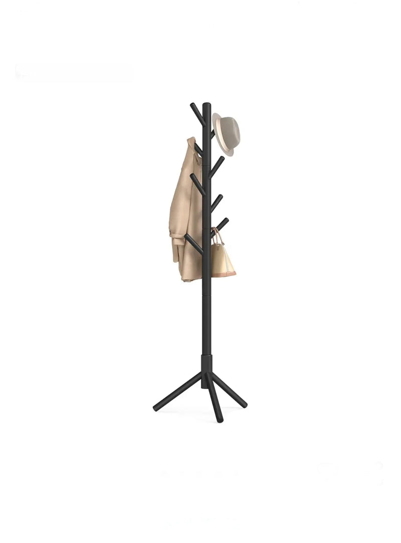 Perchero de madera maciza con forma de árbol