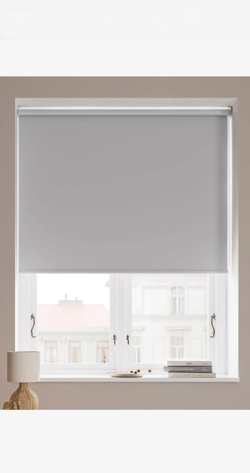 Estor Enrollable Opaco Liso - Blanco Roto, 80 x 175cm
