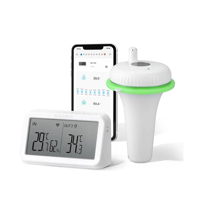Termómetro con Monitor de Temperatura y Humedad para Piscina Inkbird
