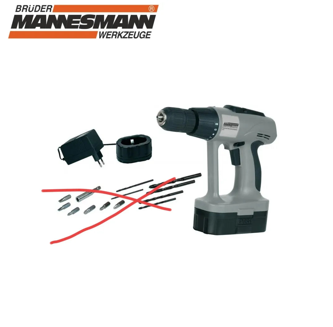 Taladro inalámbrico electrónico - Mannesmann