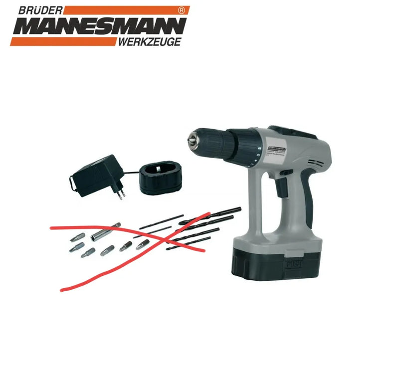 Taladro inalámbrico electrónico - Mannesmann