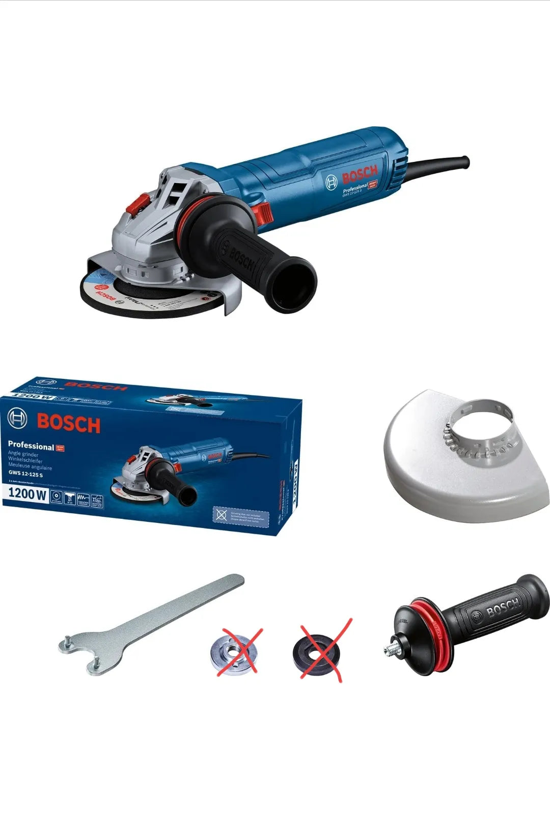 Amoladora angular con cable Bosch
