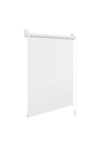WOLTU Estor Opaco sin Taladrar, Persiana Enrollable, Estores Enrollables Blackout Termicos para Puertas y Ventanas, Protección Privacidad, 60x160 cm [Ancho de Tela: 56 cm], Blanco 60x160