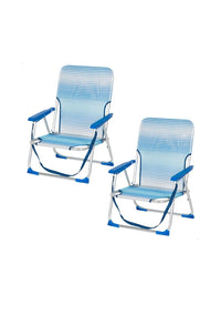 Pack 2 sillas Playa Plegables, 44x40x72