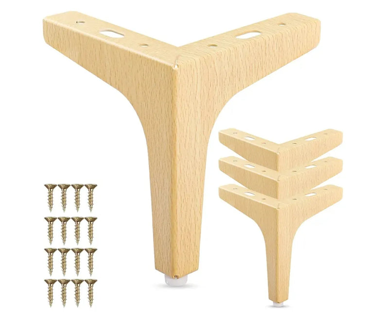 Patas de metal mueble