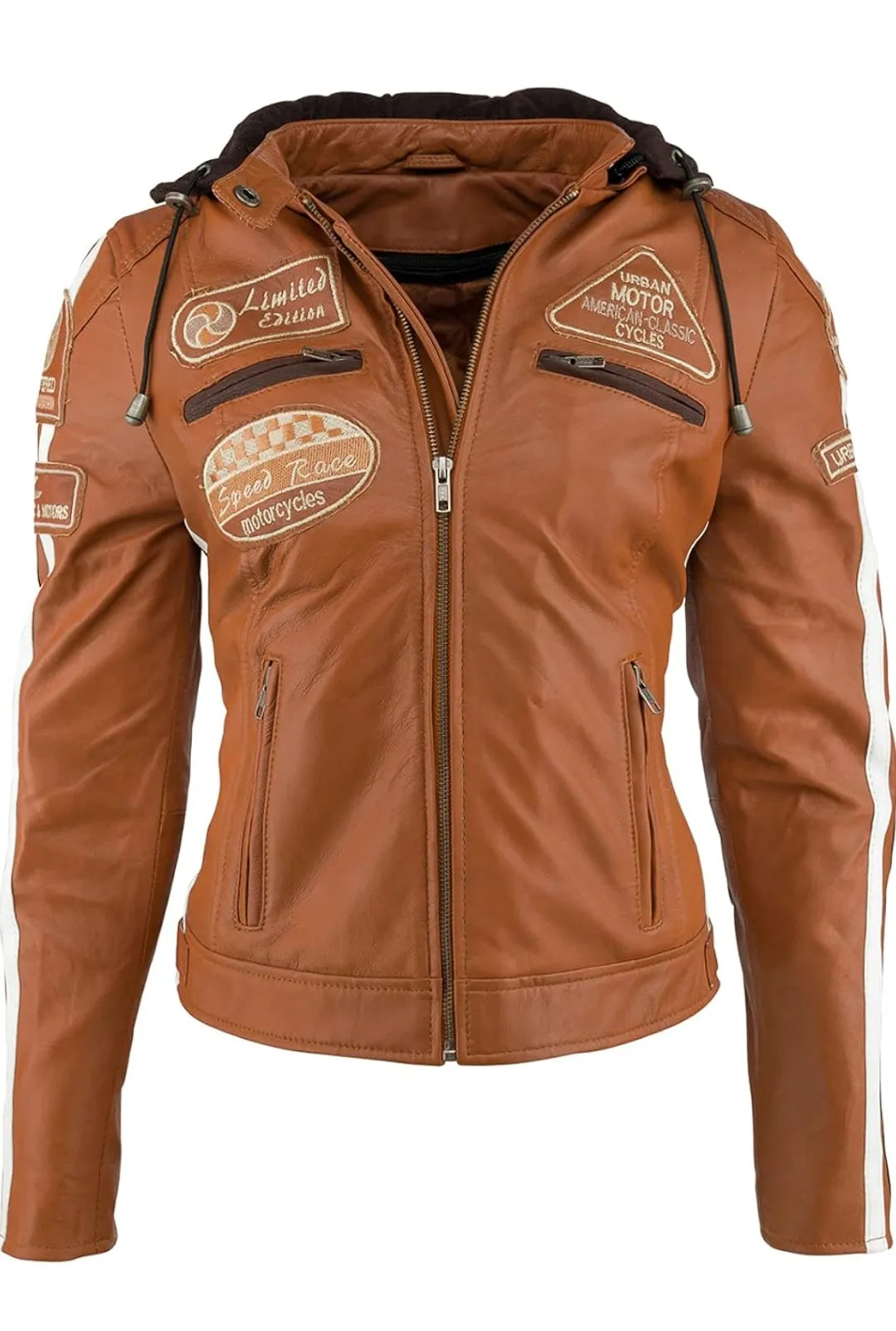 Chaqueta de moto de mujer cuero talla S - Urban