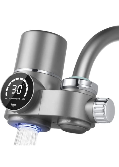 Filtro de Agua Potable para el Hogar para Grifo con Luz Azul