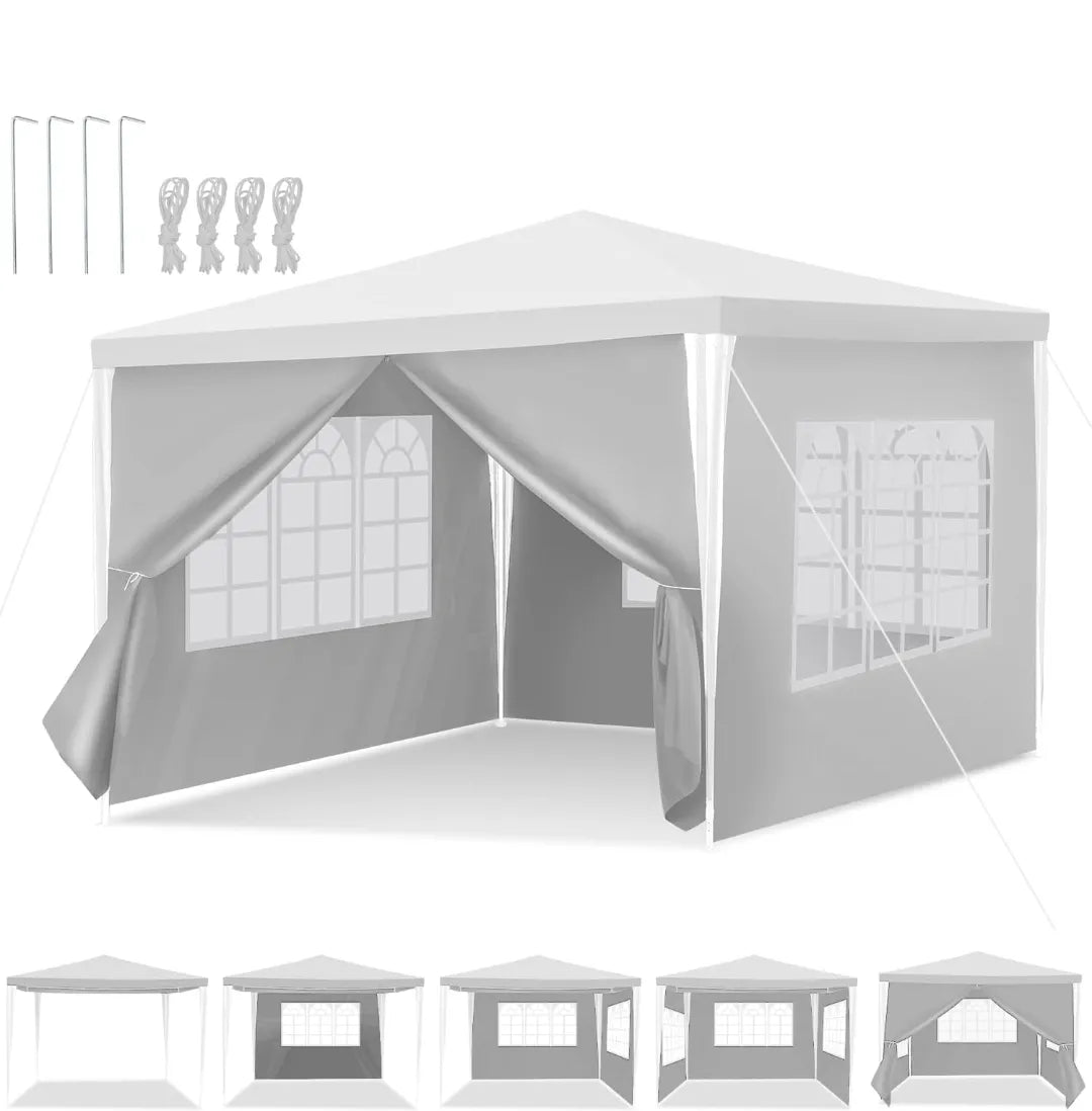 Carpa de jardín con paredes 3x3 - Vounot