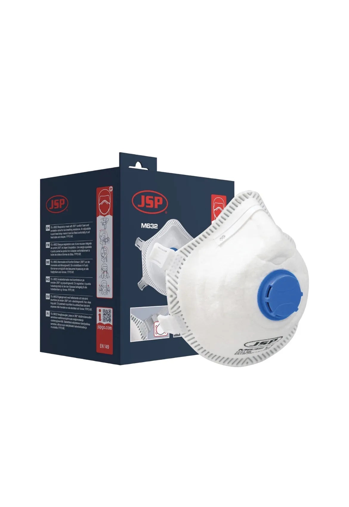 Mascarilla Antipolvo con Válvula JSP