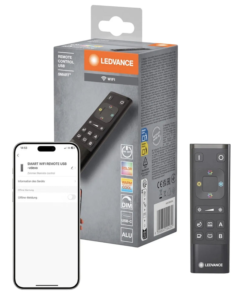 Mando a distancia con tecnología WiFi LEDVANCE