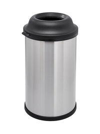 Cubo de basura redondo abierto Amazon Basics