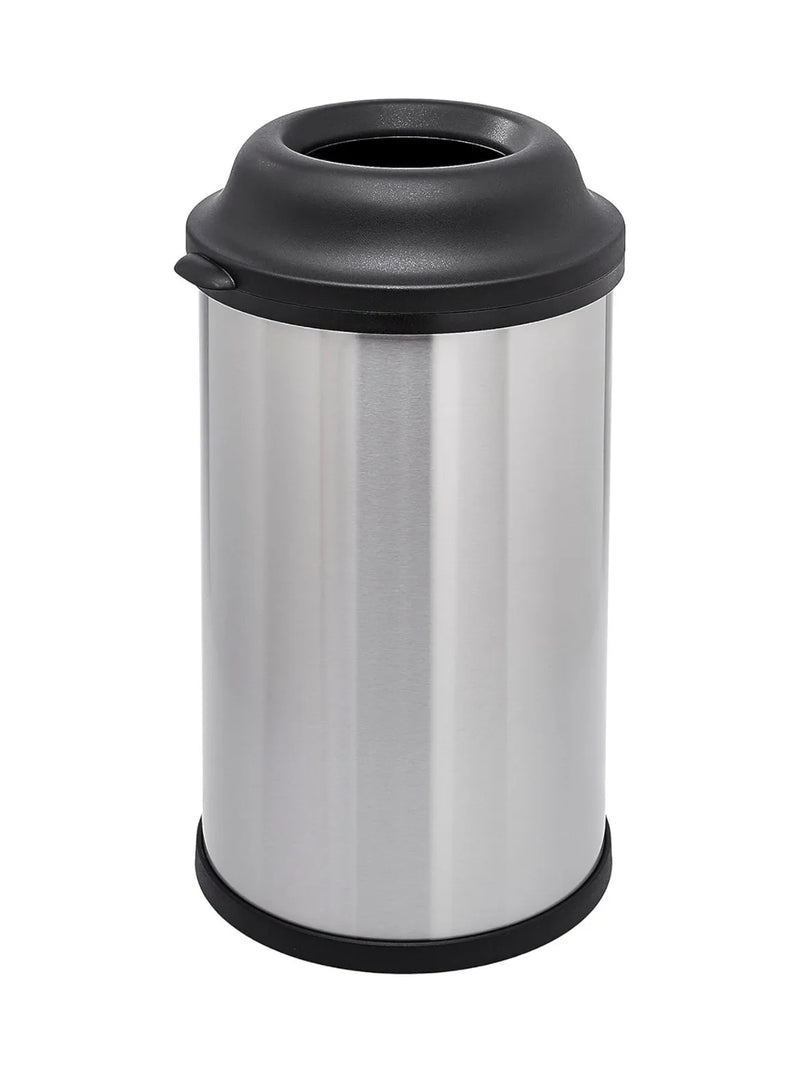 Cubo de basura redondo abierto Amazon Basics